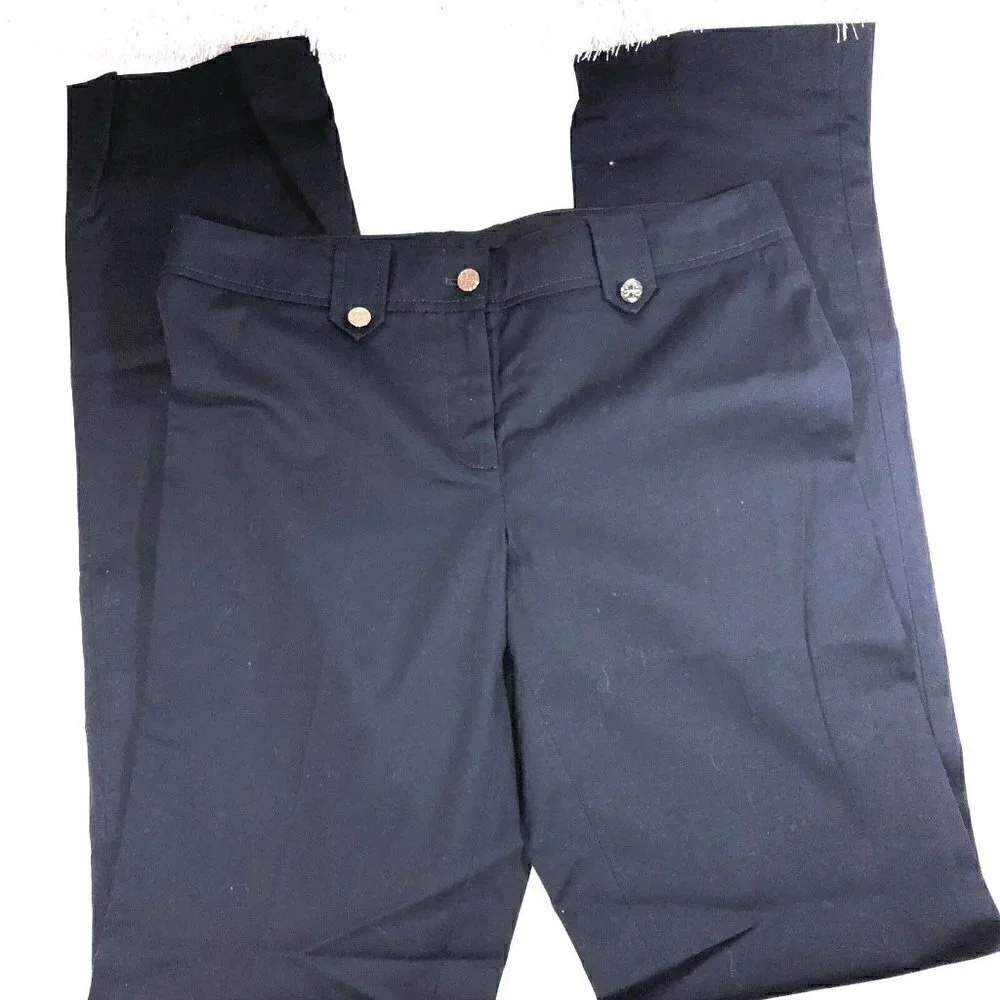 New Tory Burch Trousers Navy Blue Pants 6